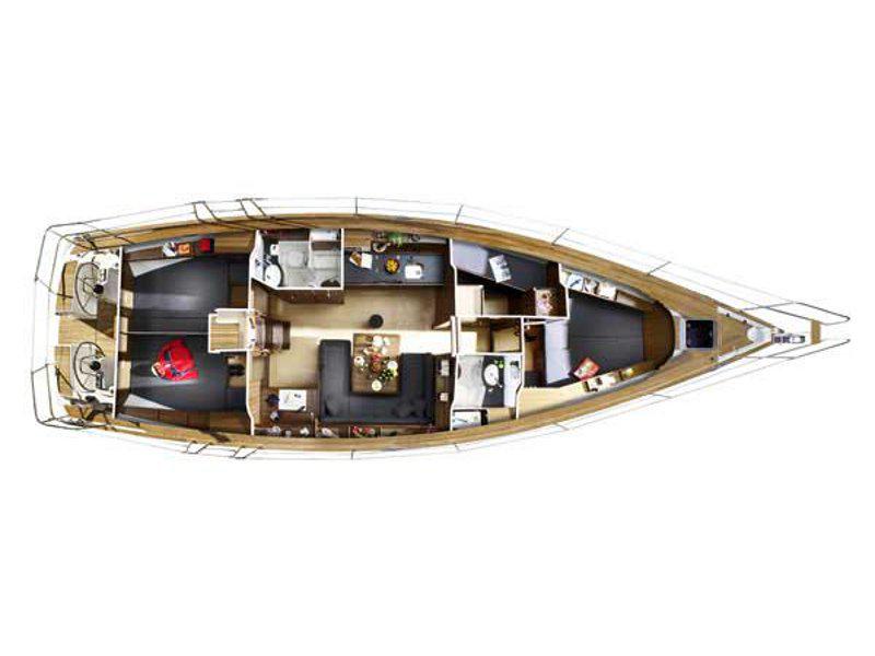 Book yachts online - sailboat - Bavaria 47 Cruiser - EC- 47B-09-G - rent