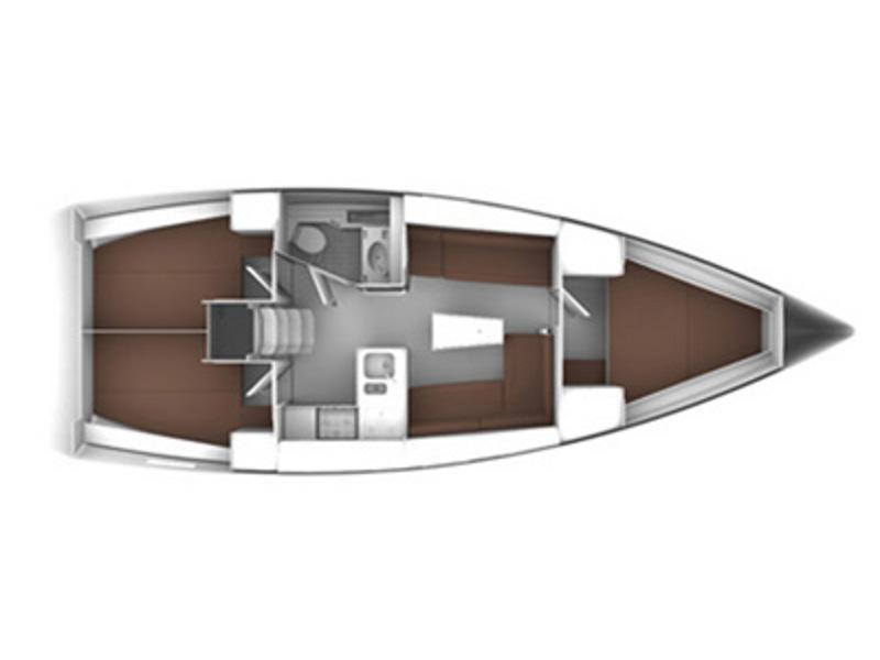 Book yachts online - sailboat - Bavaria Cruiser 37 - EC- 37C-14-F - rent