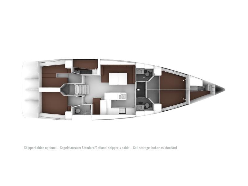 Book yachts online - sailboat - Bavaria Cruiser 56 - EC- 56C-15-G - rent