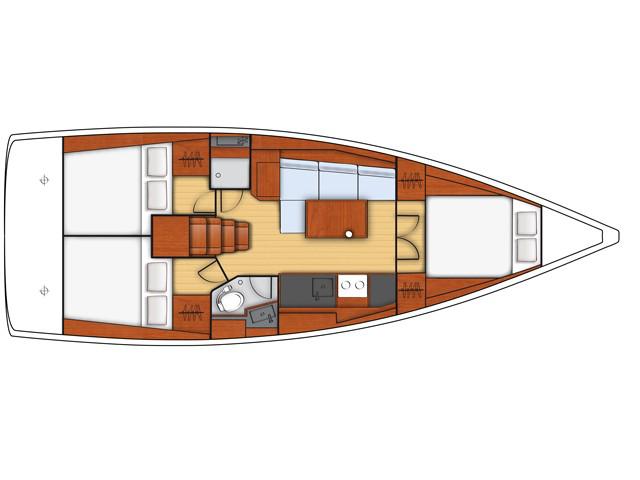Book yachts online - sailboat - Oceanis 38 - Santa Monica - rent