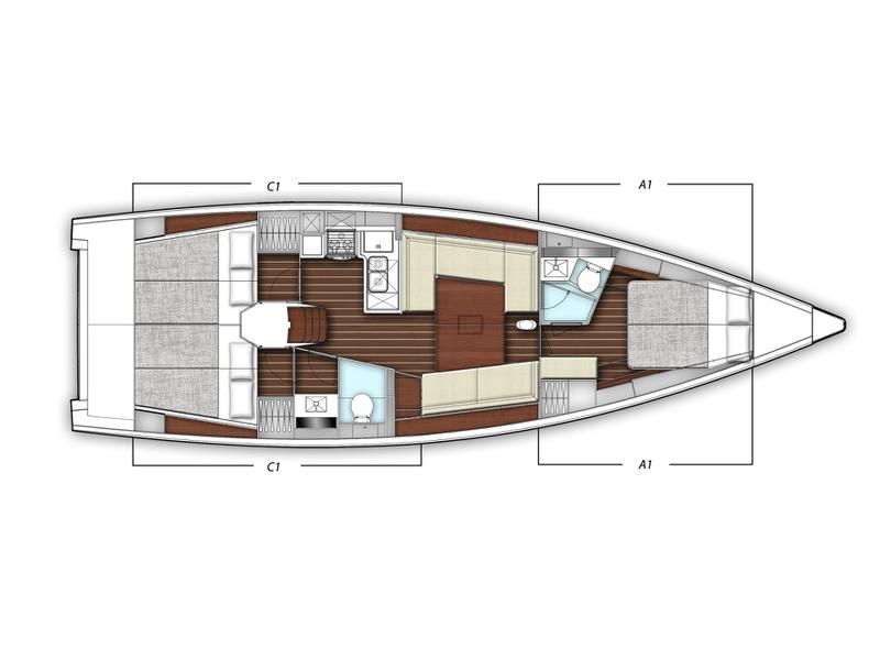 Book yachts online - sailboat - X-Yacht 4-3 - XAVIERA  - rent