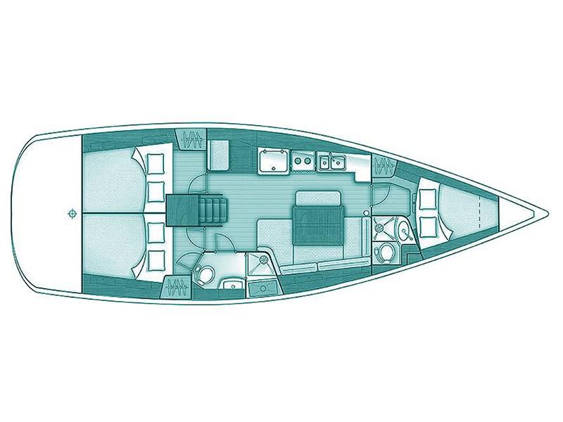Book yachts online - sailboat - Oceanis 40 - Thalassa - rent