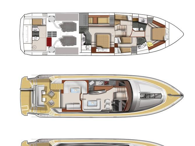 Book yachts online - motorboat - Galeon 640 Fly - Le Chiffre - rent