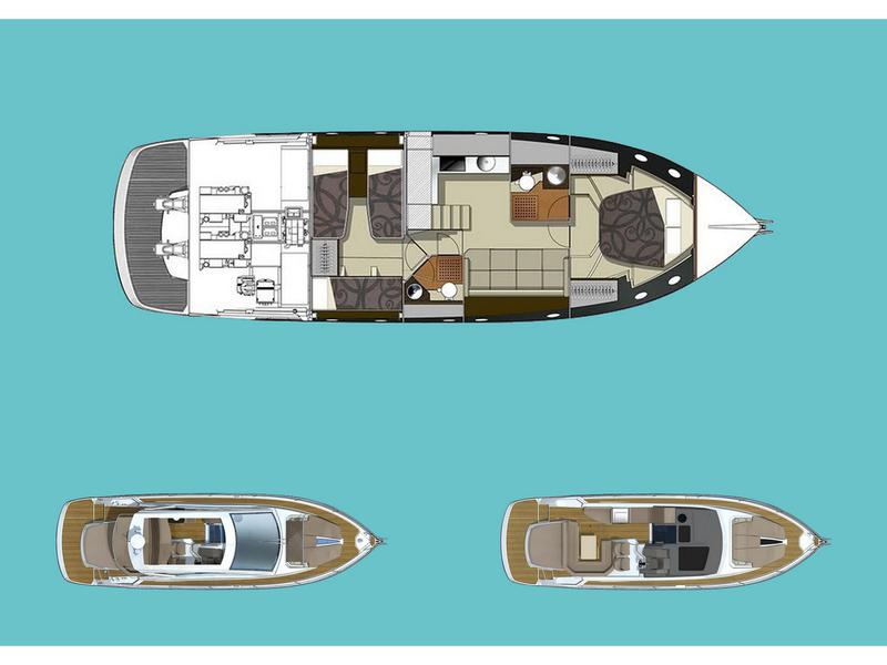 Book yachts online - motorboat - Cranchi M44 HT - Fellow II - rent