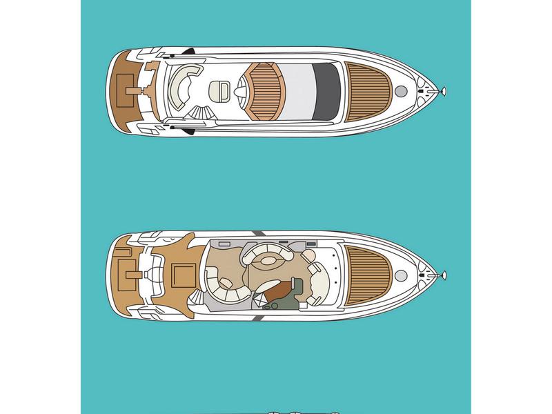 Book yachts online - motorboat - Aicon 56 S Fly - Senza Parole - rent