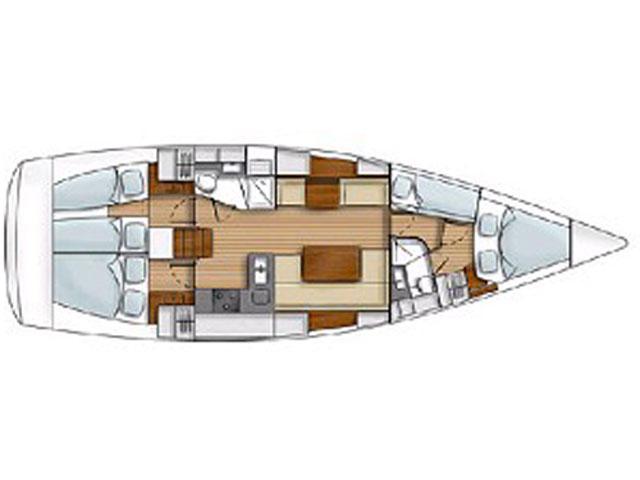 Book yachts online - sailboat - Hanse 430e - P-Ν - rent