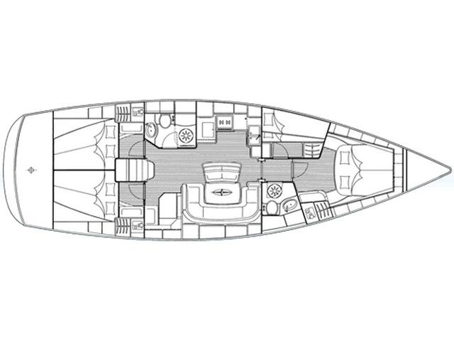 Book yachts online - sailboat - Bavaria 46 Cruiser - Promitheas - rent