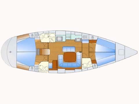 Book yachts online - sailboat - Bavaria 47 - Bav47 2009 - rent