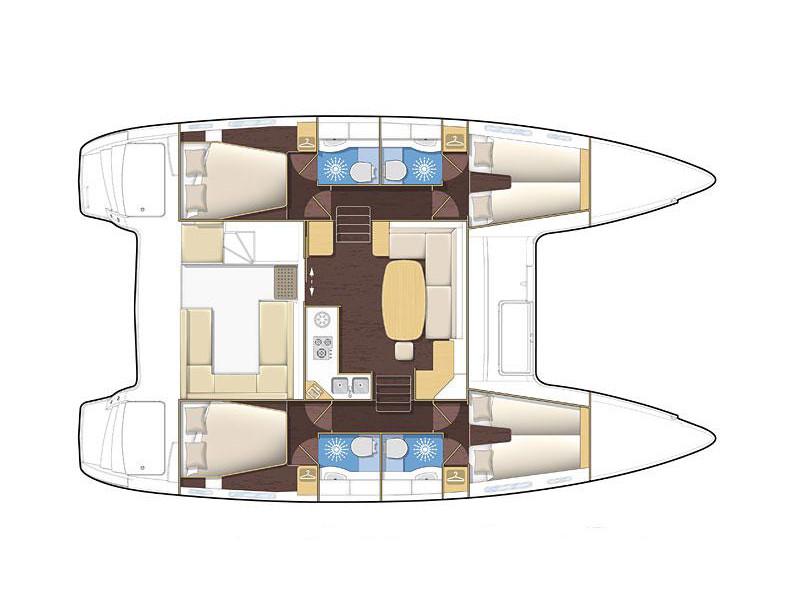 Book yachts online - catamaran - Lagoon 400 - Christina - rent