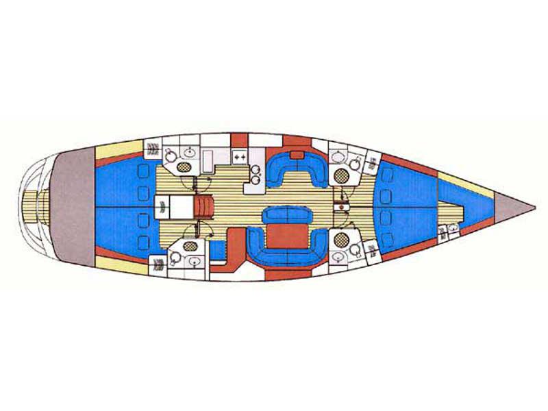 Book yachts online - sailboat - Alfa 56 - Aiolis - rent