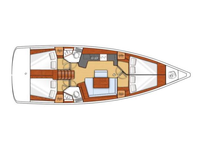Book yachts online - sailboat - Oceanis 45 - Stella - rent