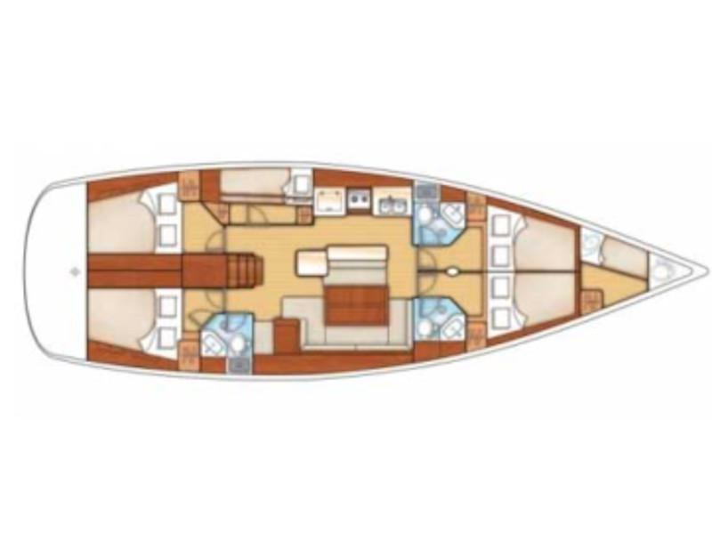 Book yachts online - sailboat - Oceanis 50 Family - LARA  - rent