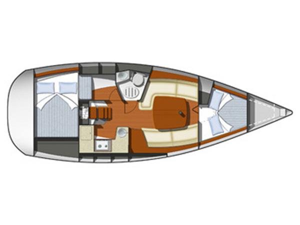 Book yachts online - sailboat - Sun Odyssey 32i - Jana - rent
