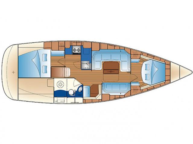 Book yachts online - sailboat - Bavaria 34 C - Issa - rent
