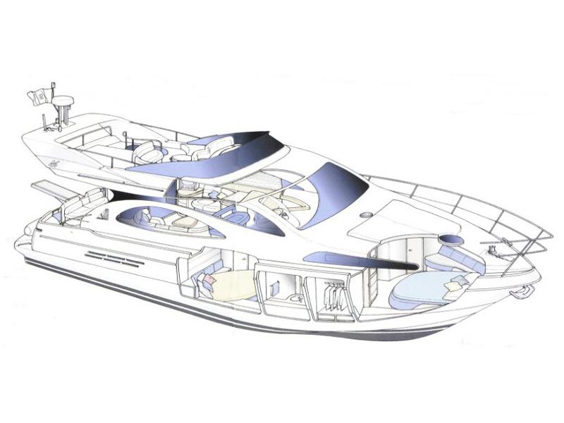 Book yachts online - motorboat - Azimut 46 - Nena - rent