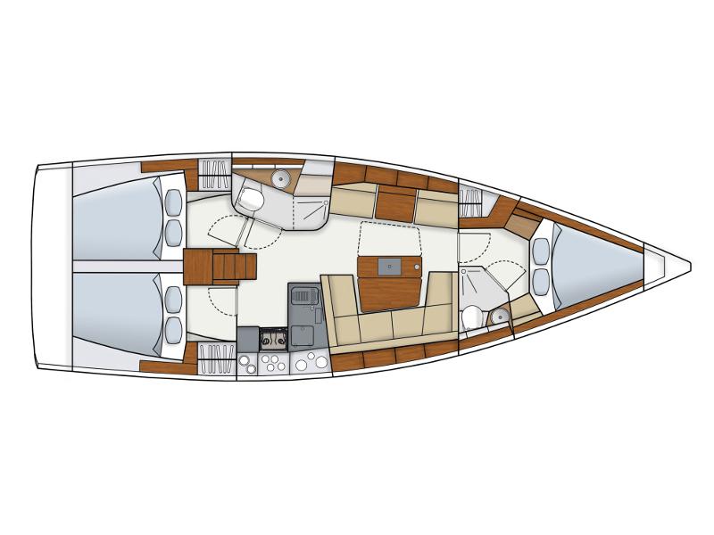 Book yachts online - sailboat - Hanse 415 - Nord Star - rent