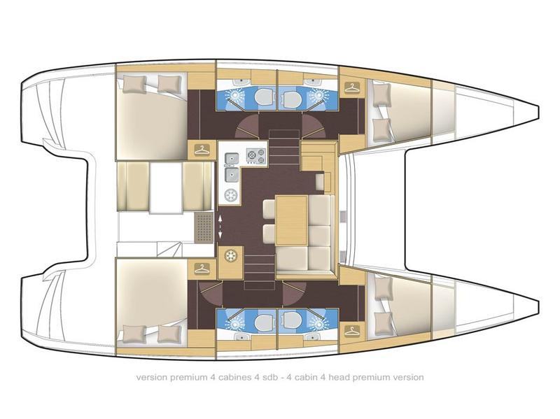 Book yachts online - catamaran - Lagoon 39 - Tortilla - rent