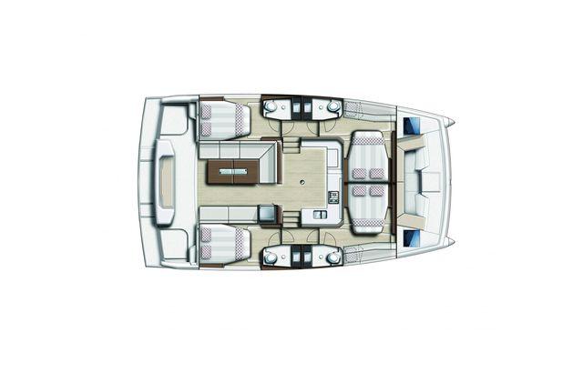 Book yachts online - catamaran - Bali Catspace - DUENDE - rent