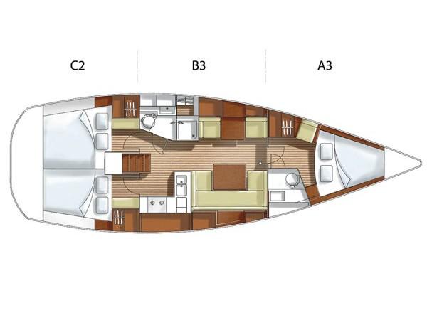 Book yachts online - sailboat - Hanse 400. - Flyer of Lorne - rent