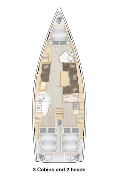 Book yachts online - sailboat - Hanse 418 - AZUR - rent