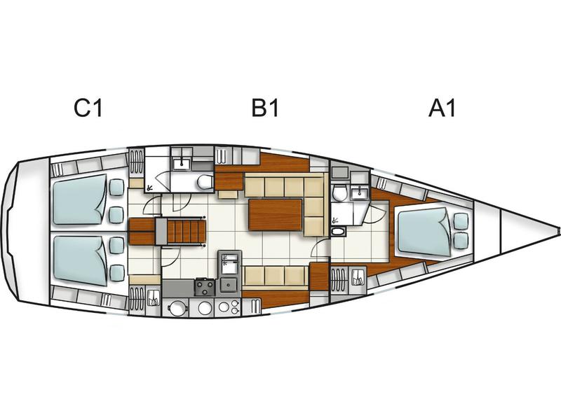 Book yachts online - sailboat - Hanse 470 - Ceilidh of Lorne - rent