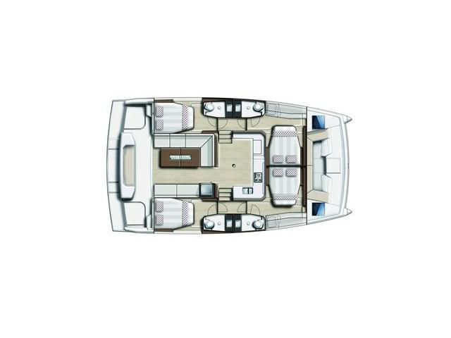 Book yachts online - catamaran - Bali Catspace - MEDITEO - rent