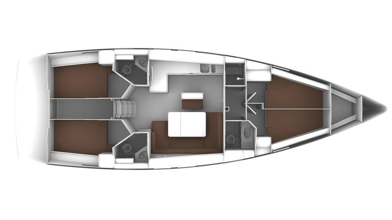 Book yachts online - sailboat - Bavaria Cruiser 46 - ROZERINA - rent