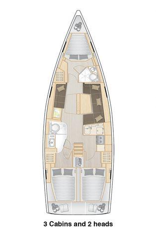 Book yachts online - sailboat - Hanse 418 - LEGATO - rent