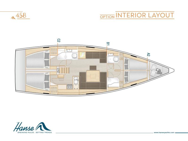 Book yachts online - sailboat - Hanse 458 - FOXTROT - rent