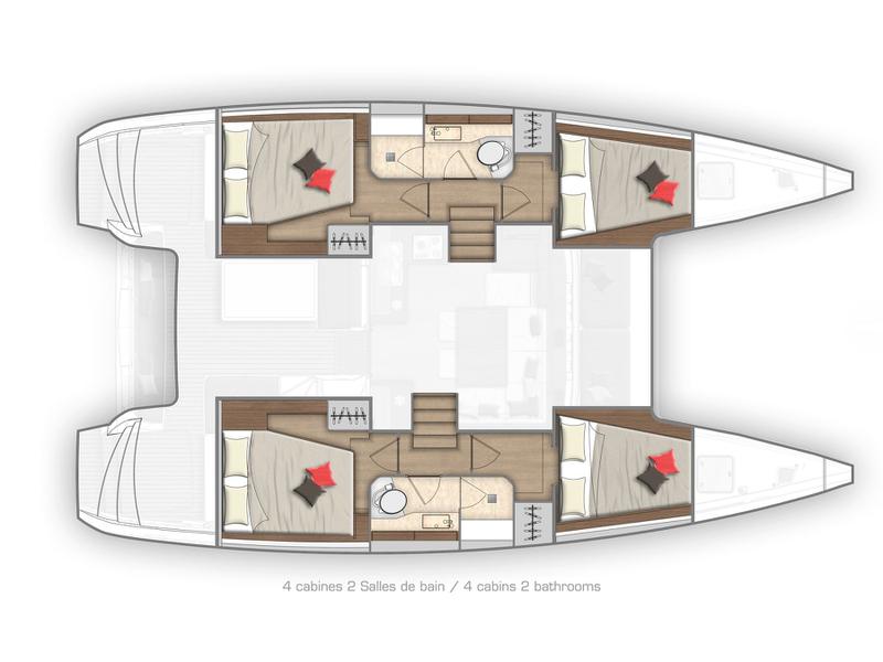 Book yachts online - catamaran - Lagoon 40 - THALASEA - rent