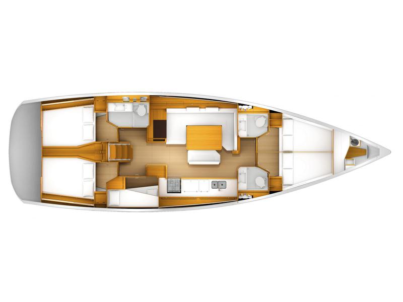 Book yachts online - sailboat - Sun Odyssey 519 A/C &amp; GEN - Eva (ONLY SKIPPERED) - rent