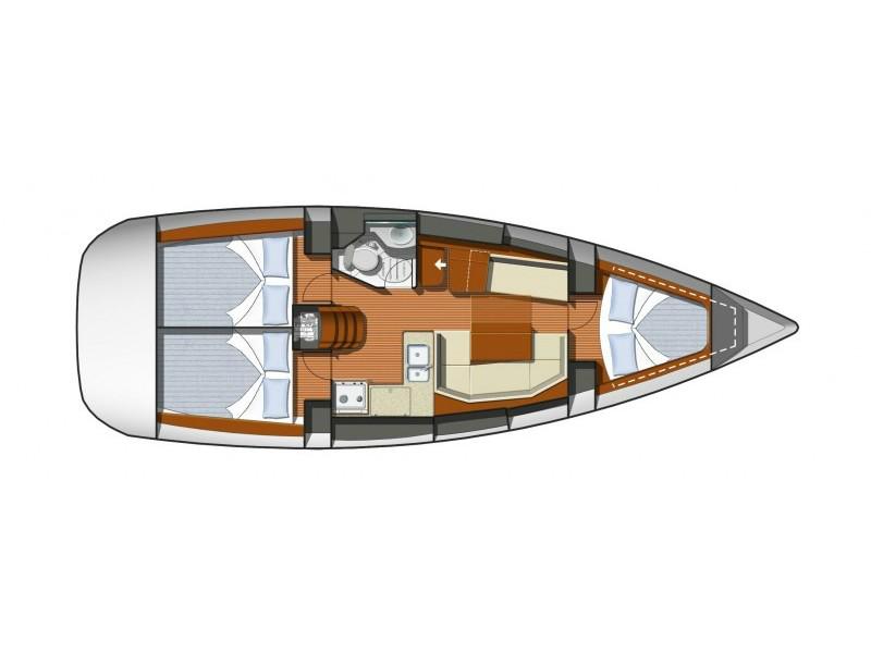 Book yachts online - sailboat - Sun Odyssey 36i - Candy - rent