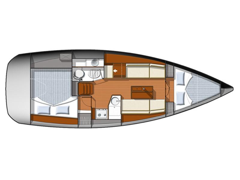 Book yachts online - sailboat - Sun Odyssey 33i - Nelsina - rent