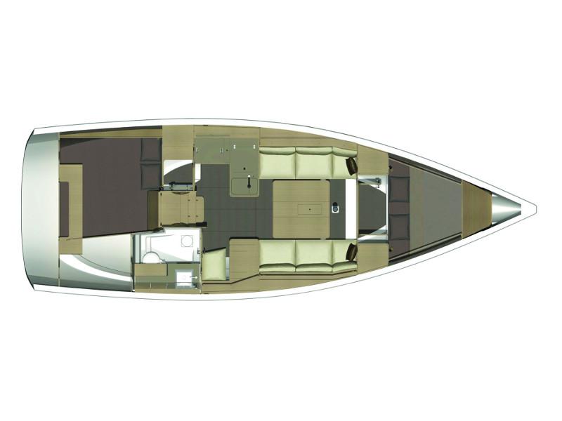 Book yachts online - sailboat - Dufour 360 GL - Happy Planet - rent