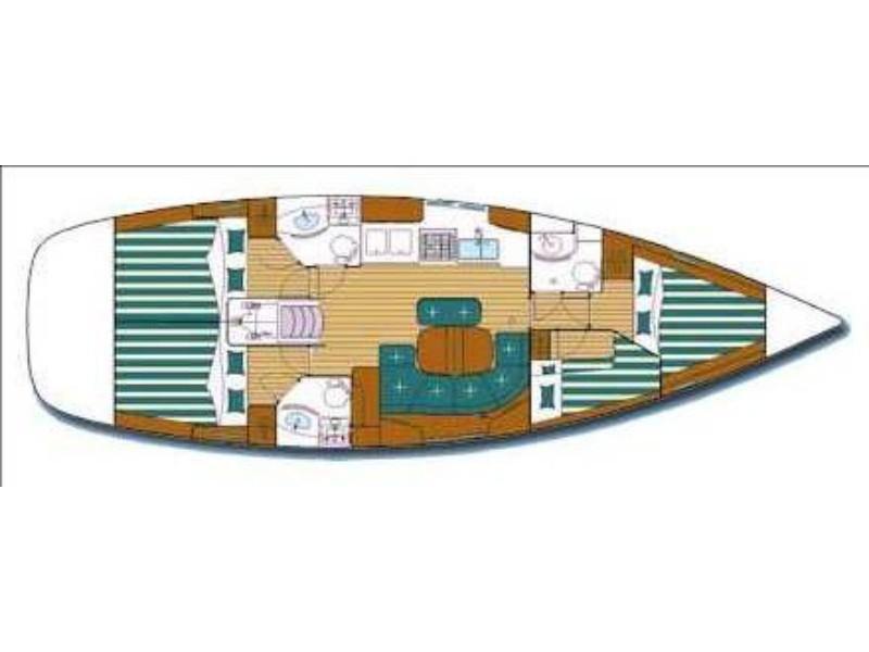 Book yachts online - sailboat - Oceanis Clipper 423 - Jazz and Blues - rent