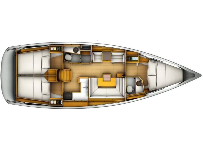 Book yachts online - sailboat - Sun Odyssey 419 - Dorado - rent
