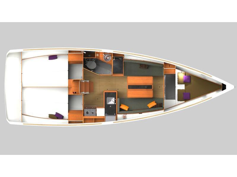 Book yachts online - sailboat - Sun Odyssey 349 - Mali Svibor - rent