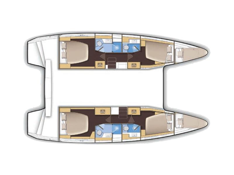 Book yachts online - catamaran - Lagoon 42 - LAG IX - rent