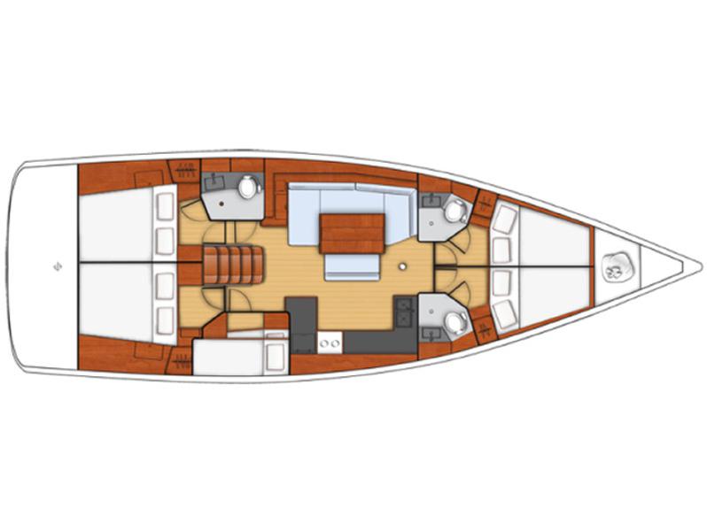 Book yachts online - sailboat - Oceanis 48 - Allegra - rent