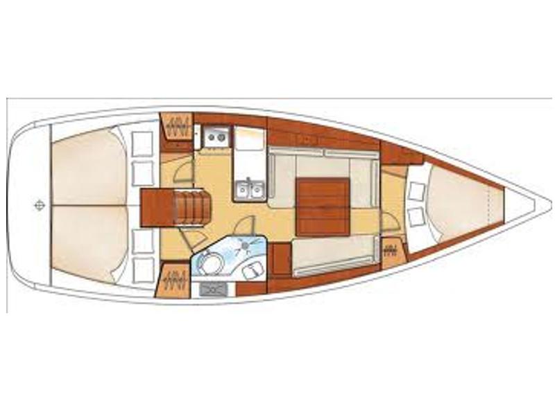 Book yachts online - sailboat - Oceanis 34 - Izar - rent