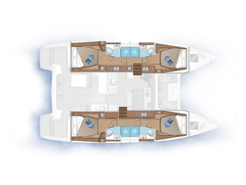 Book yachts online - catamaran - Lagoon 46 - PUMA IV - rent
