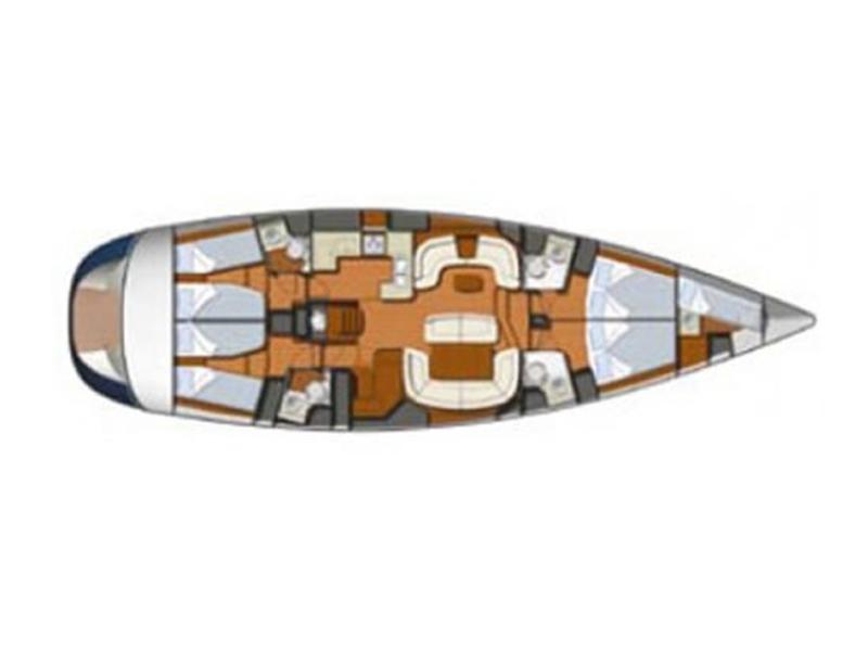 Book yachts online - sailboat - Sun Odyssey 54DS-4 - Four II - rent