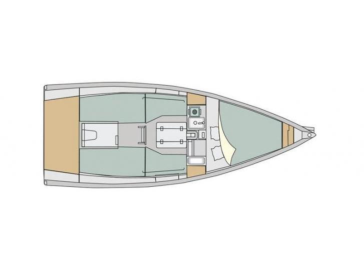 Book yachts online - sailboat - Elan E1 - Elanka 69 - rent