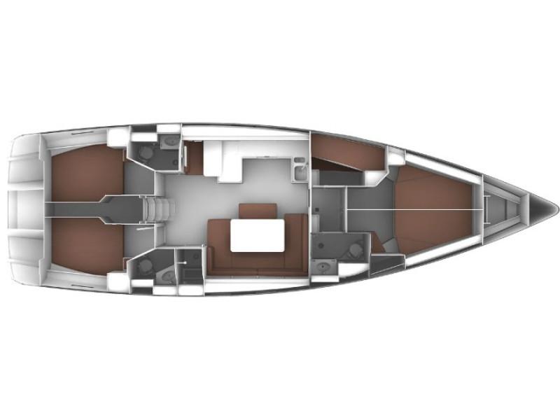 Book yachts online - sailboat - Bavaria Cruiser 51 - Adria Ivana - rent