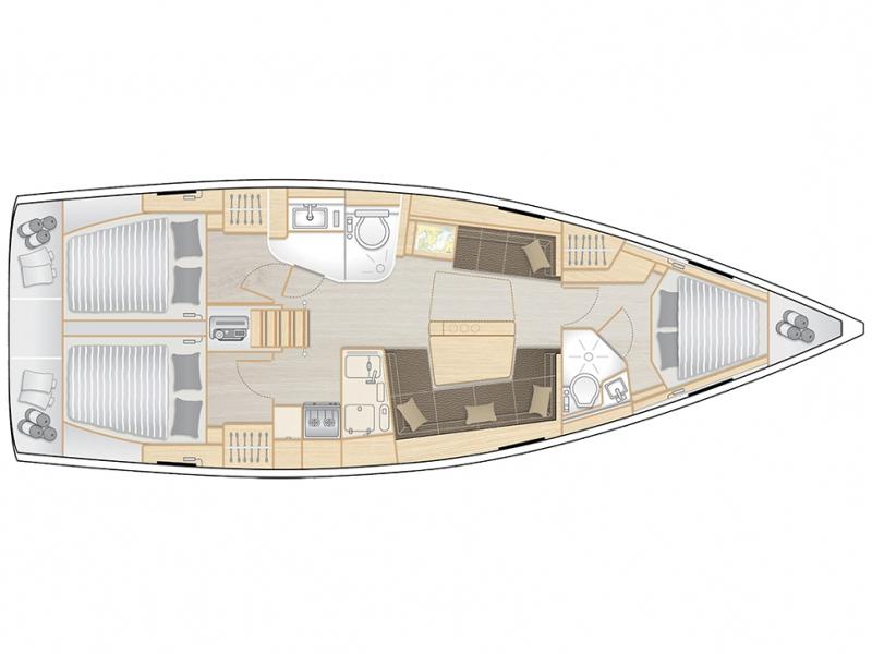 Book yachts online - sailboat - Hanse 418 - Maja - rent