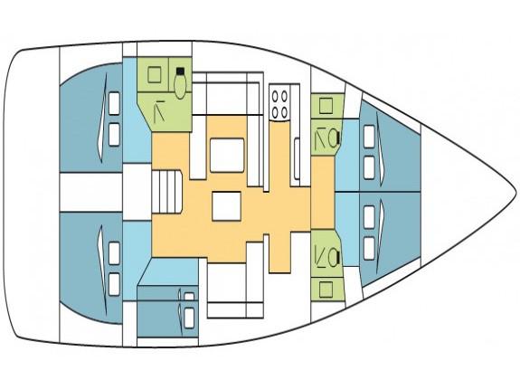 Book yachts online - sailboat - Dufour 520 Grand Large - Blue Moon - rent
