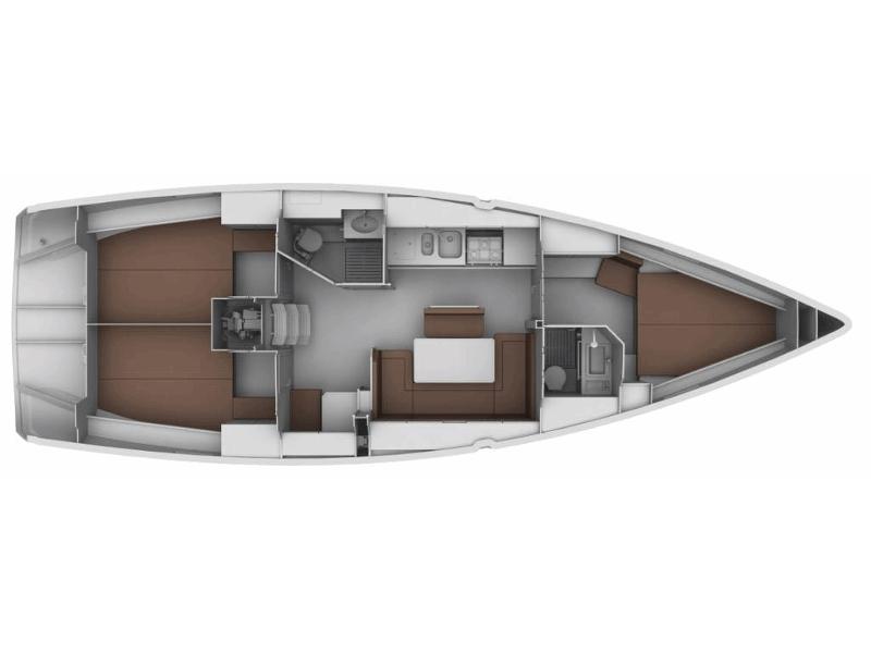 Book yachts online - sailboat - Bavaria 40 Cruiser - Poseidonia - rent