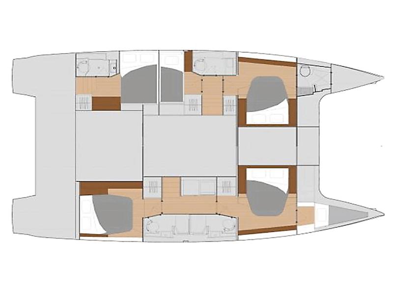 Book yachts online - catamaran - Fountaine Pajot 47 SAONA(GEN,AC,WATERMAKER) - Aqua - rent