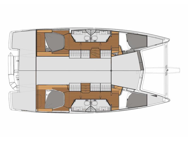 Book yachts online - catamaran - Lucia 40 (4cab./4 hds) - Lucia's Dream - rent