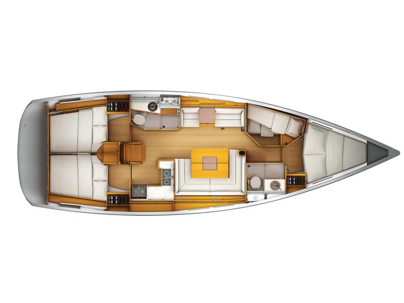 Book yachts online - sailboat - Sun Odyssey 449 - 10in2 (CV) - rent